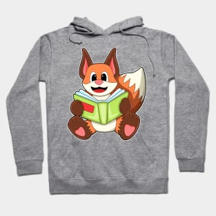 Fox with Book Hoodie